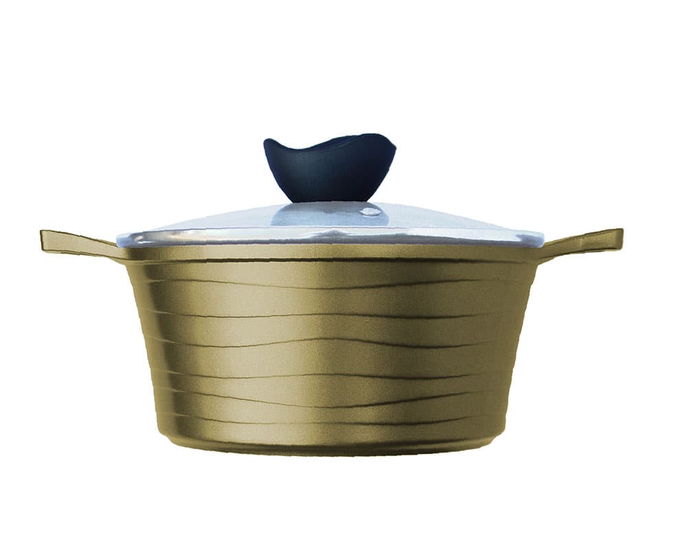 Lorme Classic šerpa sa dve ručke 24cm - 4,15L Gold