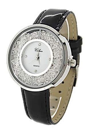 Sat sa Swarovski kristalima crni