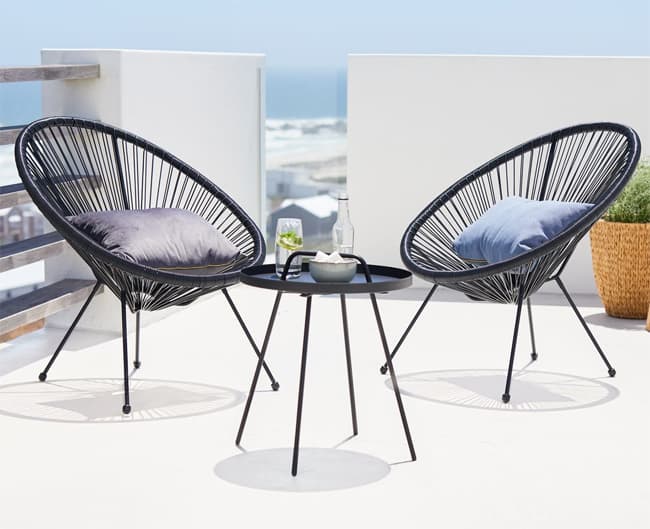 Baštenska garnitura Surry Stočić sa dve stolice