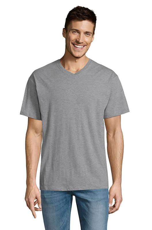 Sols Muška majica Victory Grey Melange veličina 3XL 11150