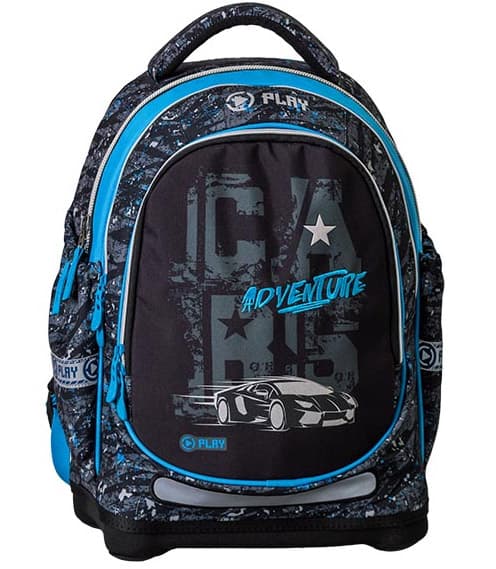 Anatomski školski ranac Play Smart Light - Adventure cars
