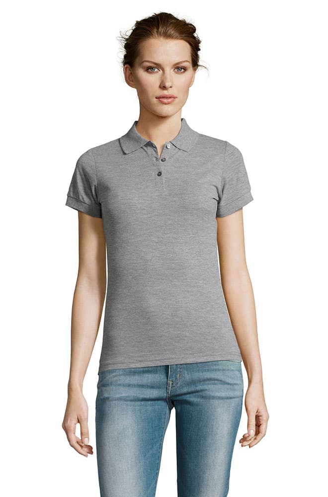 Sols Ženska polo majca Prime Grey Melange veličina XL 00573