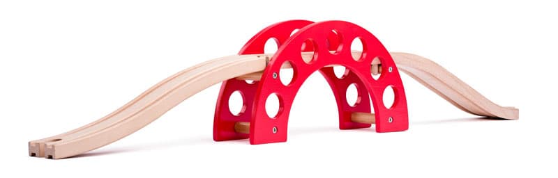 WOODY Delovi za prugu MOST - Red Arc 90828