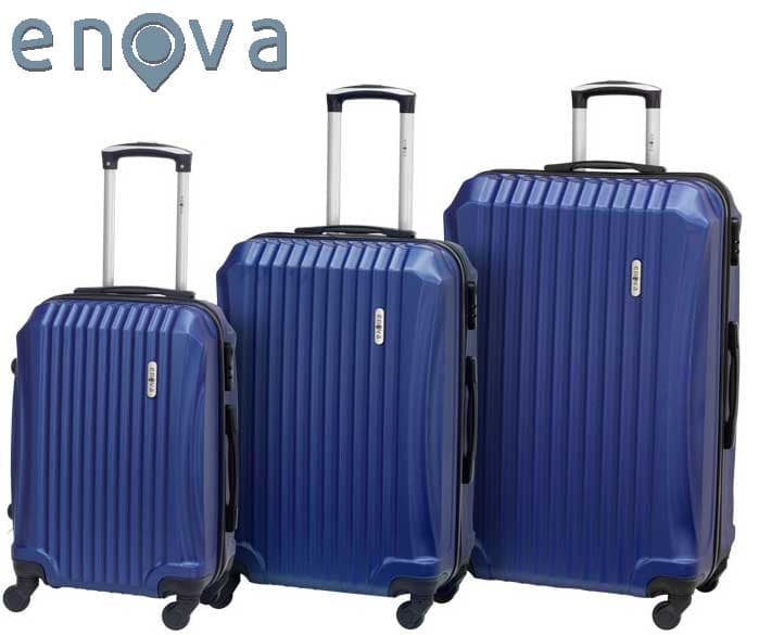 Set ABS kofera Enova Sevilla Teget 55cm-65cm-75cm 514240