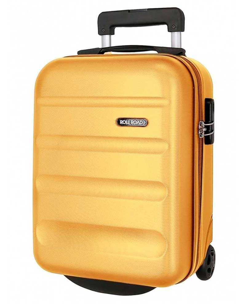 ABS Kofer za putovanja 40cm Flex yellow Roll Road 58499