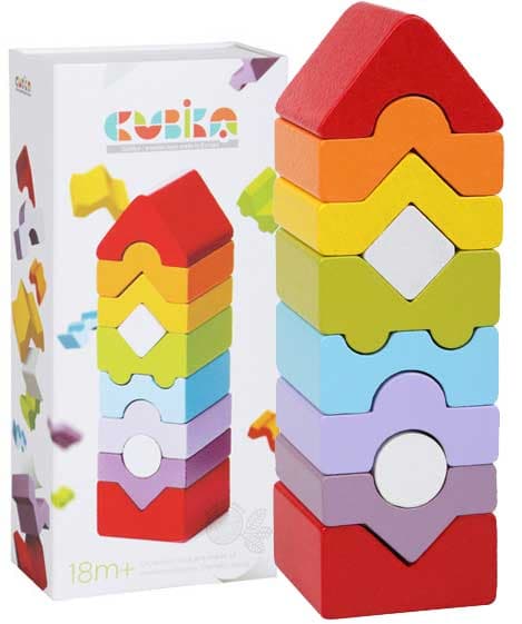 Cubika Drvena kula od 10 elemenata 14989