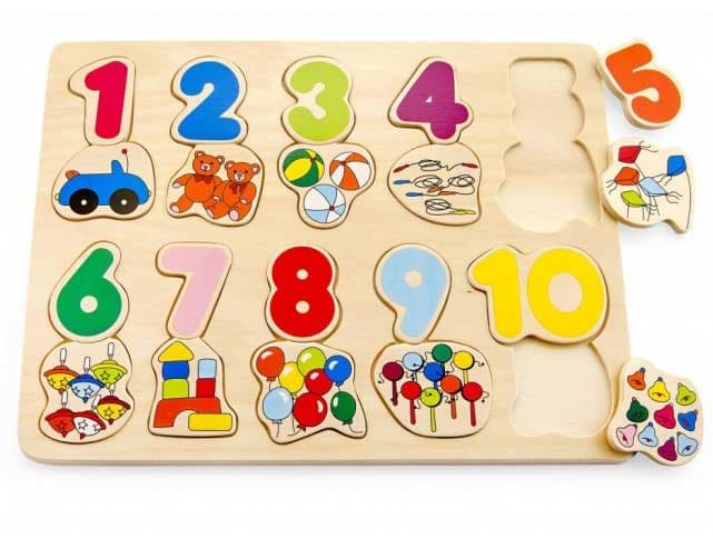 Pino Toys Drvena slagalica Brojevi