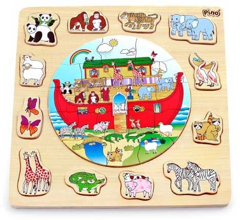 Pino Toys Drvena slagalica Nojeva barka