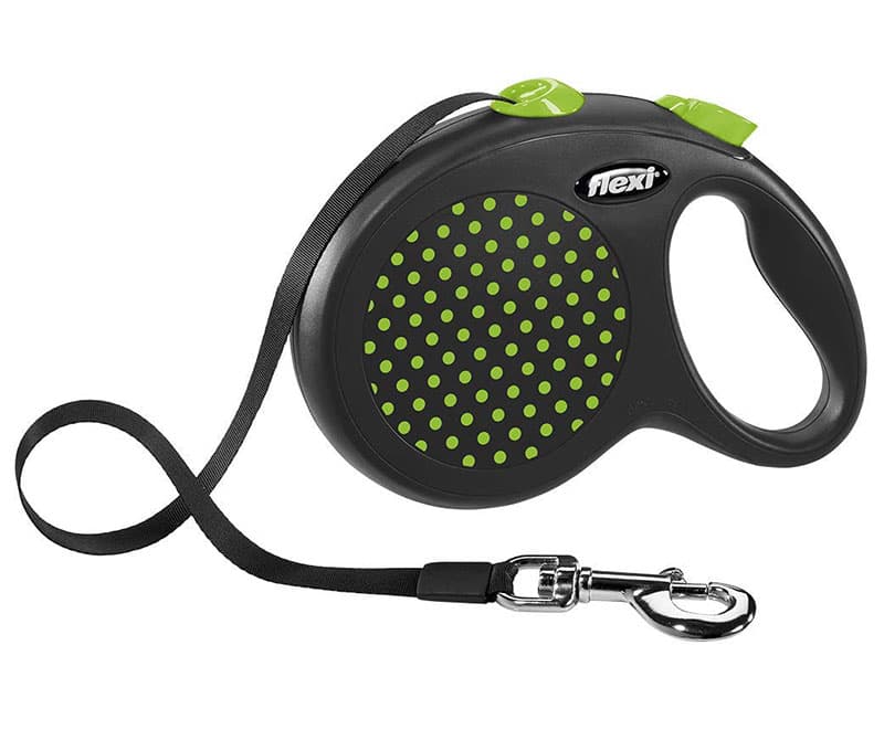 Flexi Povodac za pse Design L Tape 5m Green