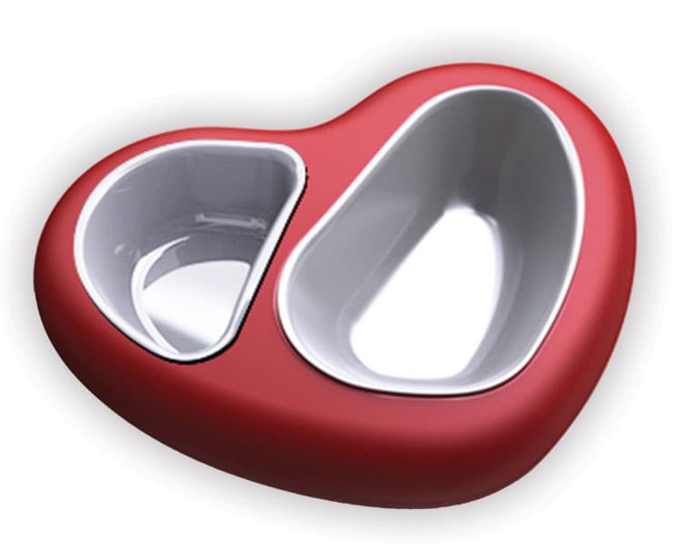 Dvodelna posuda za mačke Mon Amour 10067