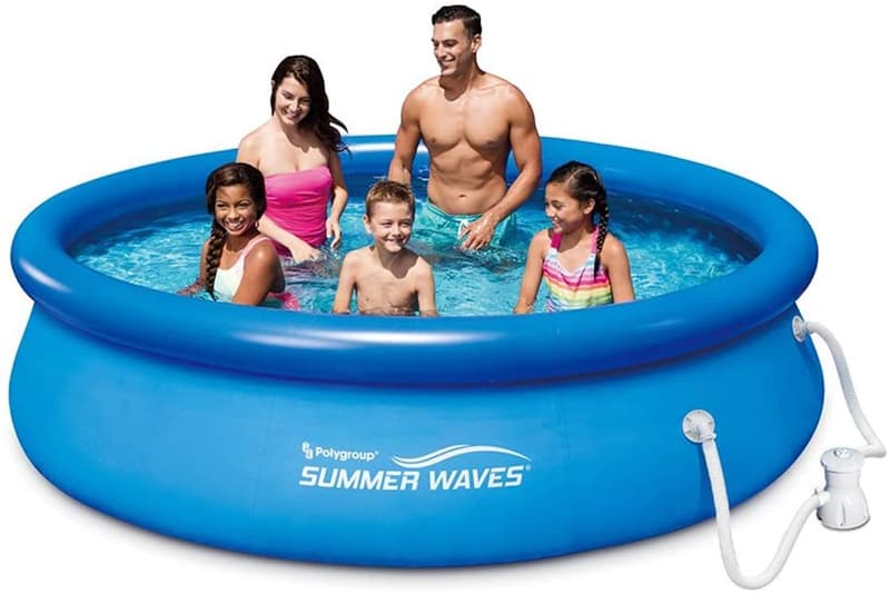 Bazen na naduvavanje sa filter pumpom 305x76cm Polygroup Summer Waves Quick Set