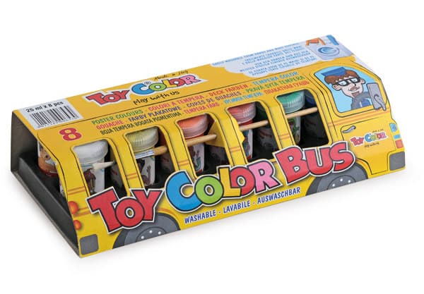 Toy color tempere autobus 1/8 25ml