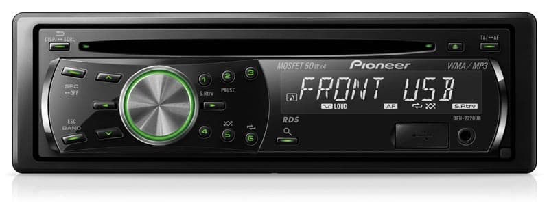 Pioneer CD-MP3 player sa USB portom green