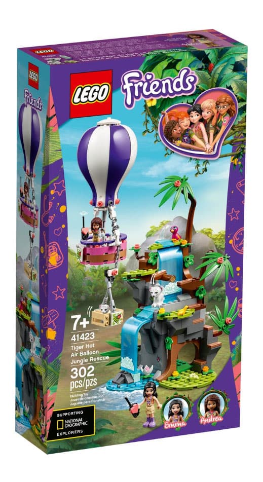 LEGO® FRIENDS Kocke Spasavanje tigrova balonom 41423