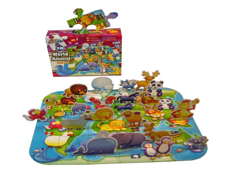 Slagalica ŽIVOTINJSKI SVET 18 delova Jumbo 3D 882001