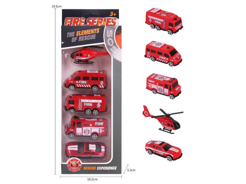 Igračka Set Vatrogasna vozila VATROGASCI 5kom. 861020