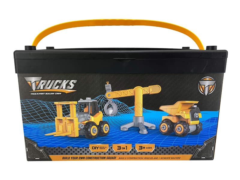 Igračka za decu 3 Kamiona na sklapanje 28delova I03000767 3831000300671