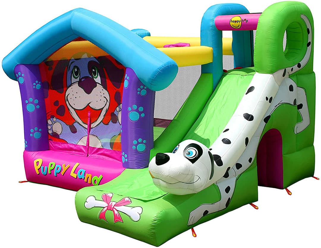 Zamak Za Skakanje - Trampolina sa Toboganom Happy Hop Puppy Land