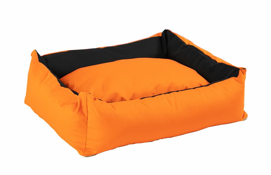 Pet Line Krevet za pse Square Orange-Black 90cm 62-6