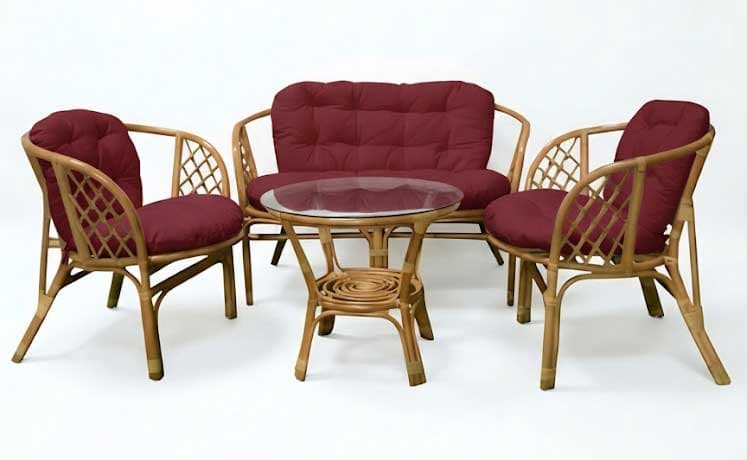 Jastuci za bambus ratan garnituru Bahama CHERRY