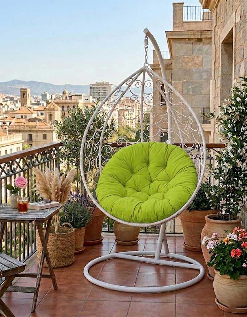 Jastuk Za Jaje Baštensku Ljuljašku - 140 cm - Limeta