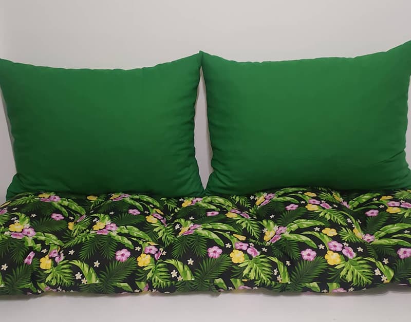 Jastuci za garniture od paleta 100 x 50 x 50 cm - Zelena rapsodija