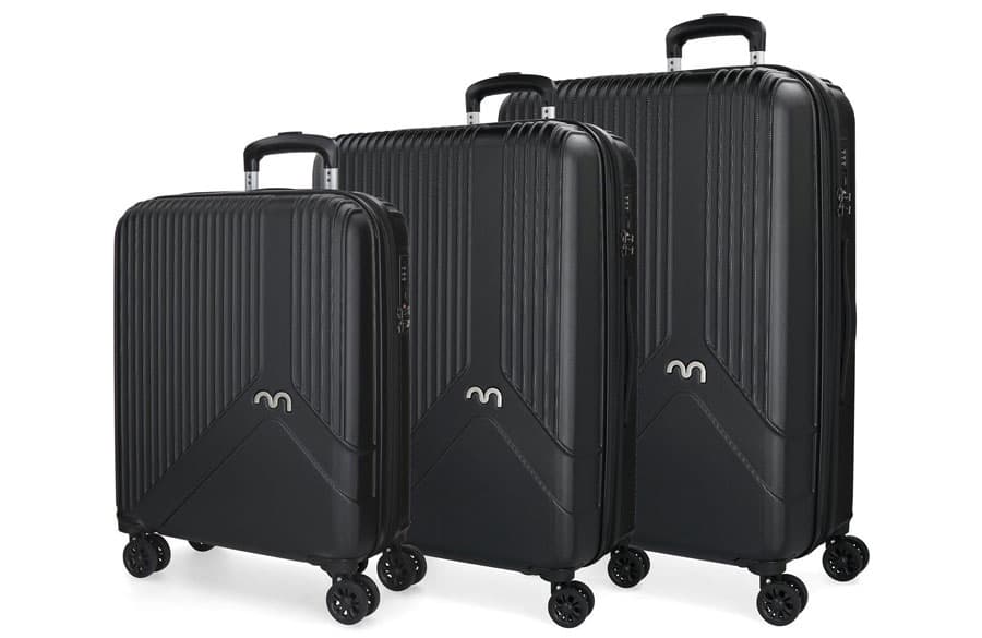 MOVOM Set kofera 3/1 Trendy ABS 55/67/76cm Crna 5819461